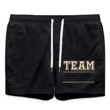 Équipe - Short de bain - noir - Devant - AI Model Male 185 light (185cm)