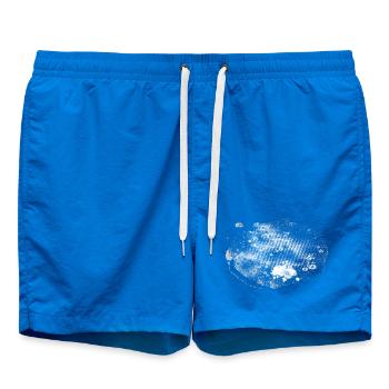 Hintergrund WHITE stormy | raster Background - Badeshorts - Cobalt blue - Vorne