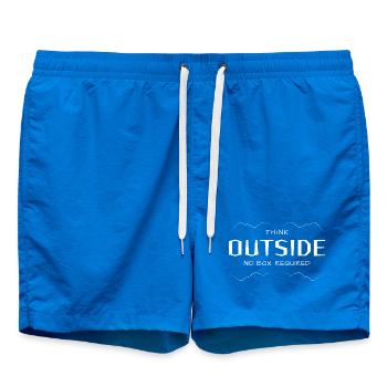 Think Outside - Quer denken ohne Box. - Badeshorts - Cobalt blue - Vorne