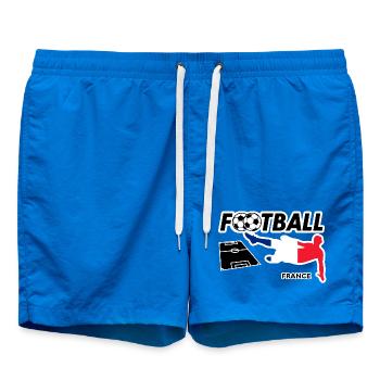 Fußball Fieber Frankreich - Badeshorts - Cobalt blue - Vorne
