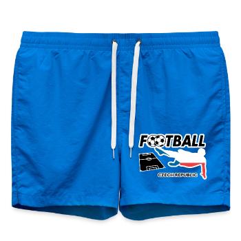 Fußball Fieber Tschechien - Badeshorts - Cobalt blue - Vorne