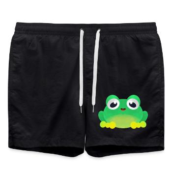 Petite grenouille - Short de bain - noir - Devant - AI Model Male 185 light (185cm)