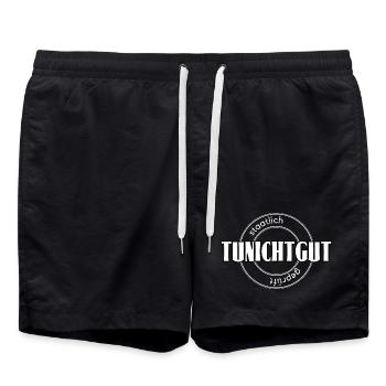 Tunichtgut - Badeshorts - Schwarz - Vorne - AI Model Male 185 light (185cm)