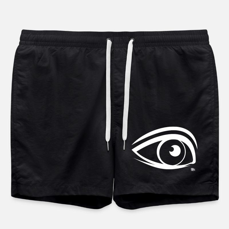 Eye - Swim Trunks - black