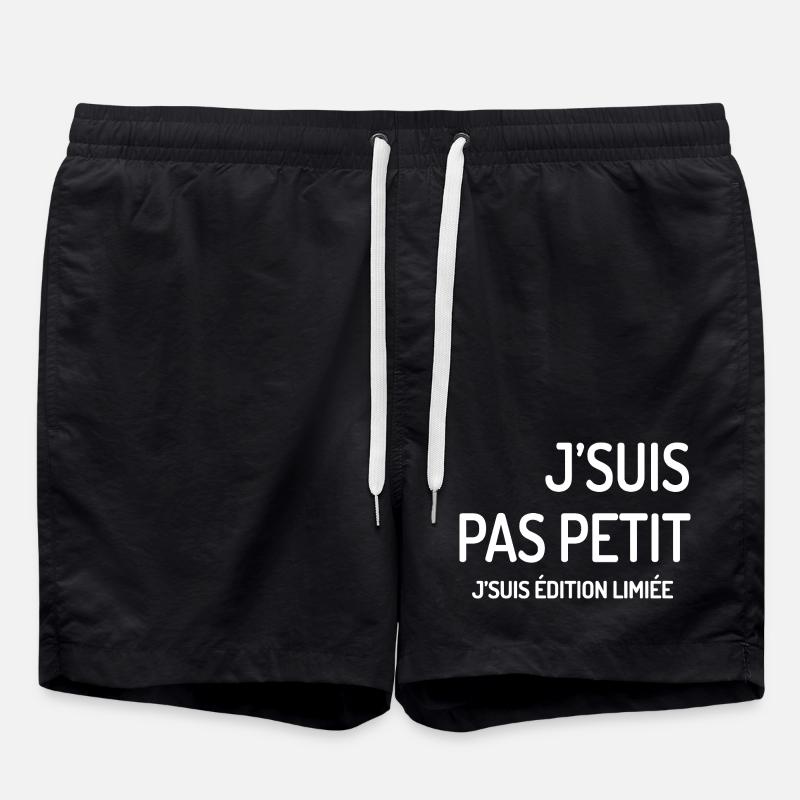 Édition Limitée J'suis Pas Petit - Short de bain - noir