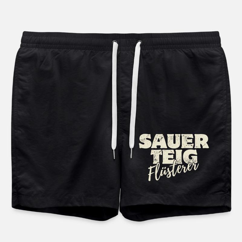 Sourdough Whisperer - Swim Trunks - black