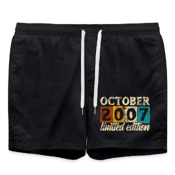 Édition limitée octobre 2007 Cadeau d’anniversaire - Short de bain - noir - Devant - AI Model Male 185 light (185cm)