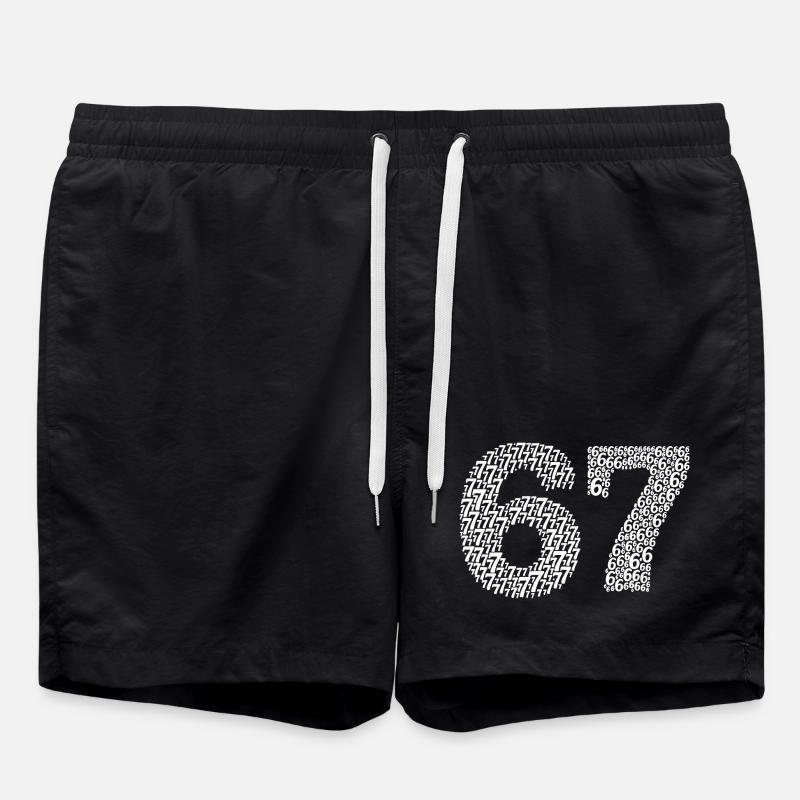 Sixty Seven meme - Badeshorts - Schwarz