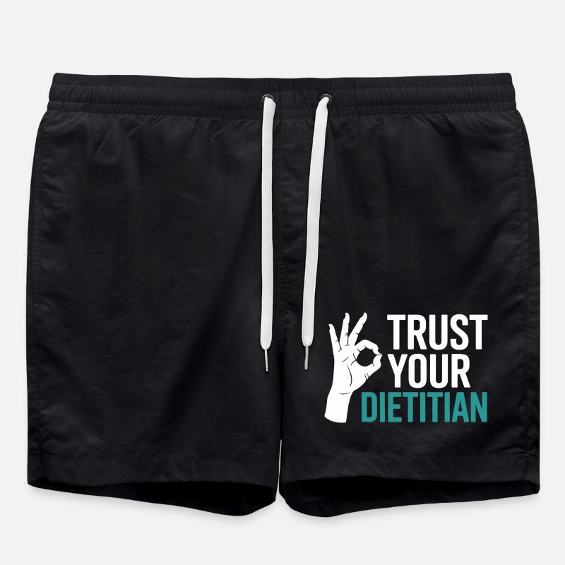 Diététiste agréé Conseiller en nutrition - Short de bain - noir
