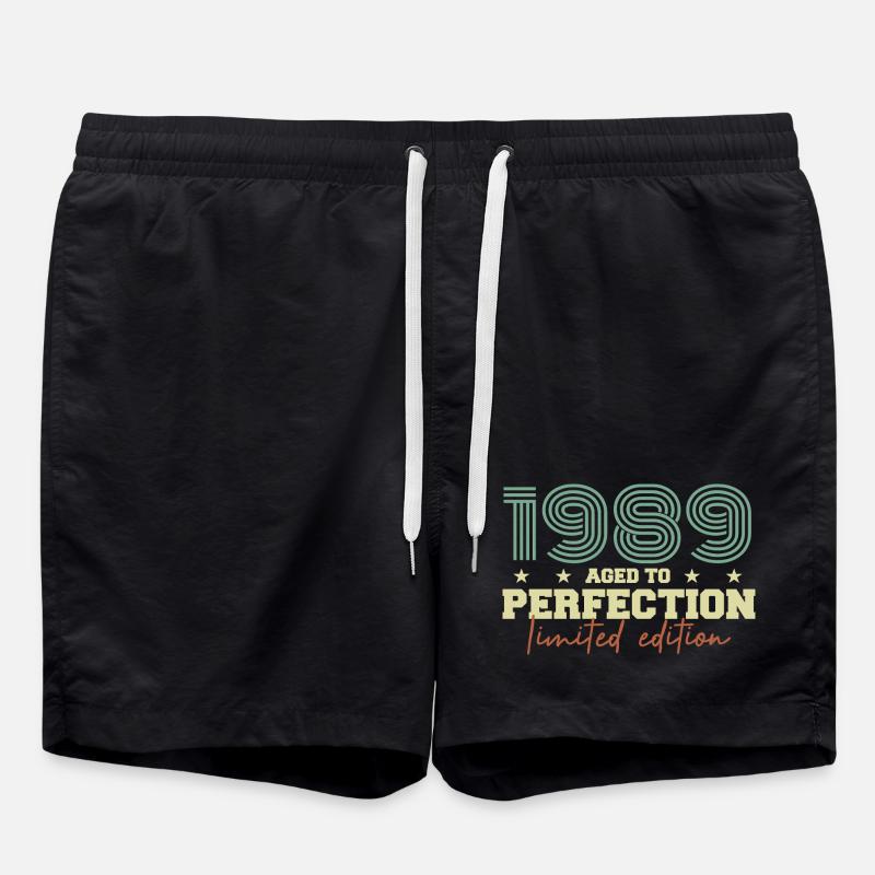 1989 - Badeshorts - Schwarz