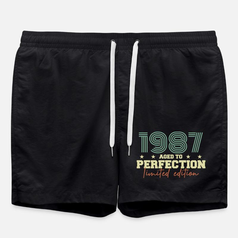 1987 - Swim Trunks - black