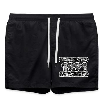1991 1991 - Swim Trunks - black - Front - AI Model Male 185 light (185cm)