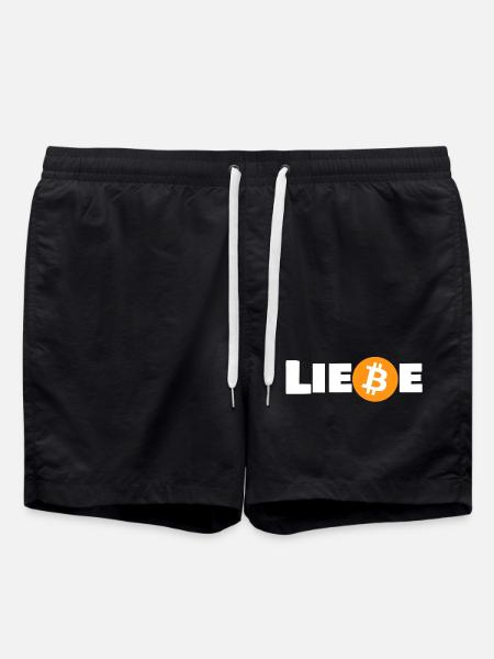 Liebe_Bitcoin - Short de bain - noir