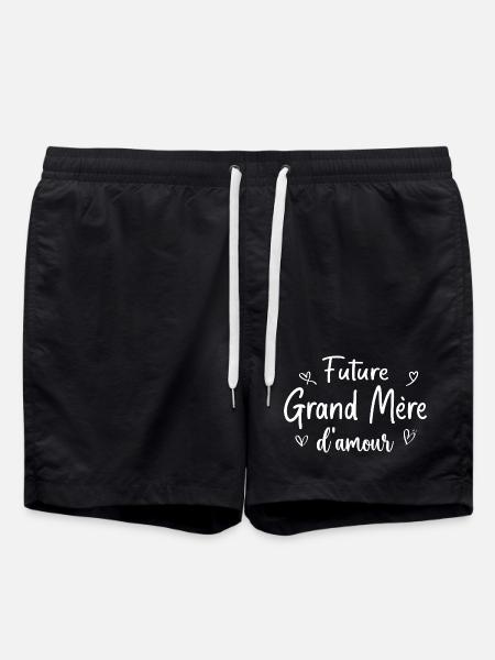 Future grand mère d amour - Short de bain - noir
