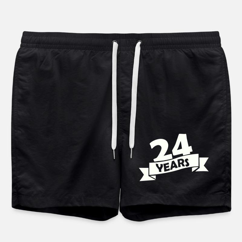 24_years - Badeshorts - Schwarz