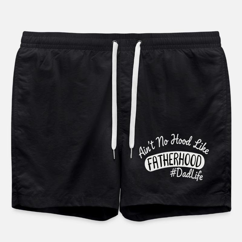Vater Spruch Papa Vie Paternité - Short de bain - noir