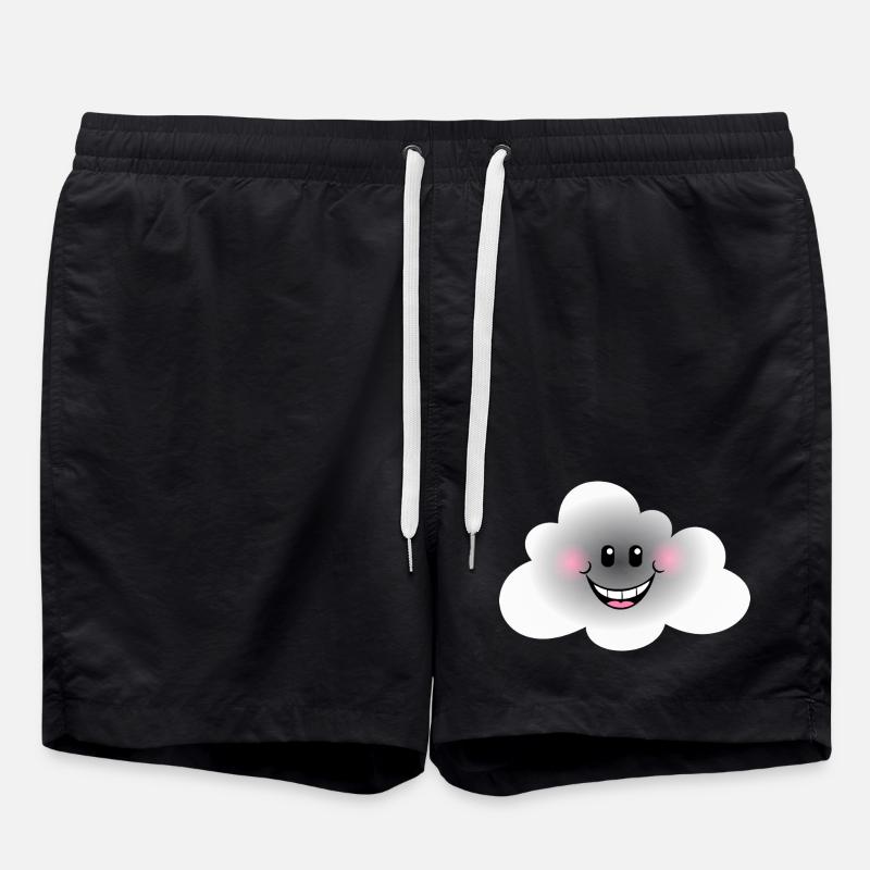 Happy Cloud - Swim Trunks - black
