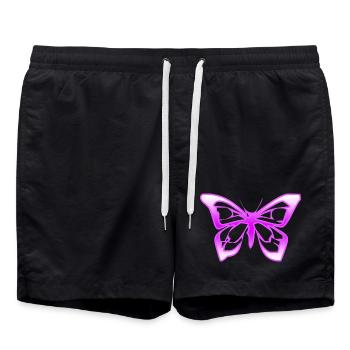 Butterfly - Swim Trunks - black - Front - AI Model Male 185 light (185cm)