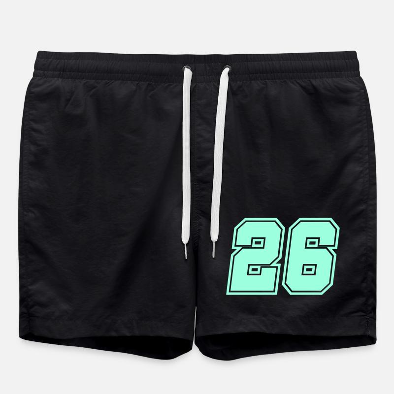 26 - Short de bain - noir