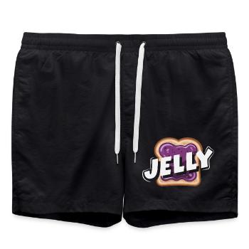 Peanut Butter & Jam Partner Look Design - Swim Trunks - black - Front - AI Model Male 185 light (185cm)