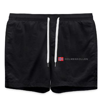 Holmenkollen Norvège - Short de bain - noir - Devant - AI Model Male 185 light (185cm)