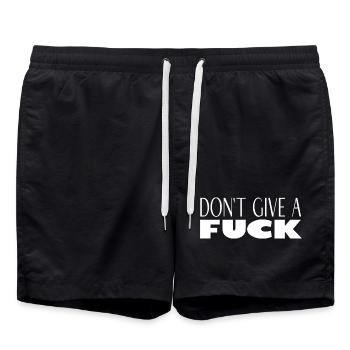 No opinion? No problem. I do. - Swim Trunks - black - Front - AI Model Male 185 light (185cm)