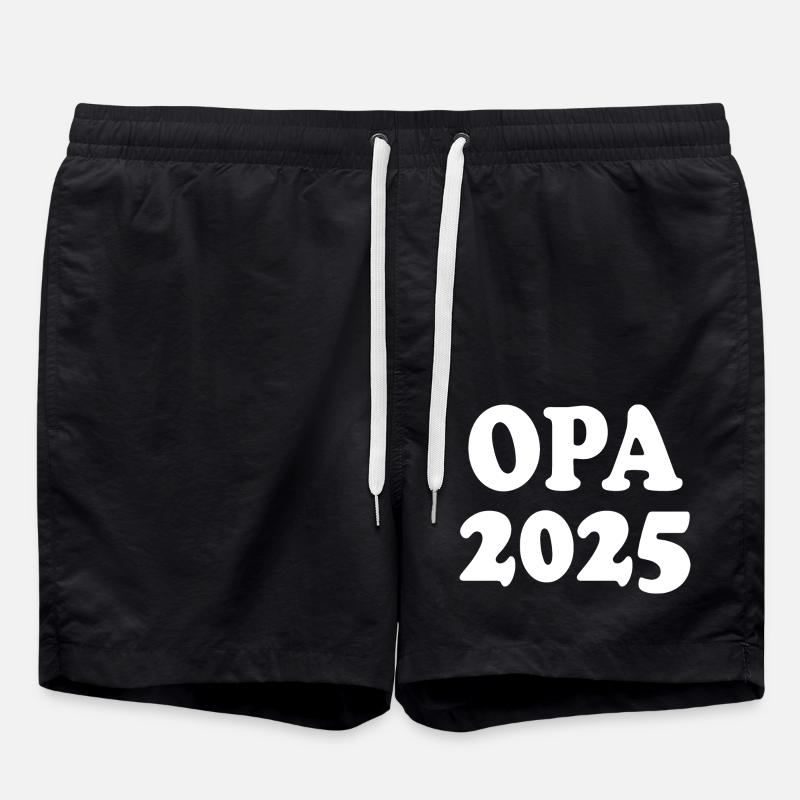 Papy 2025 - Short de bain - noir