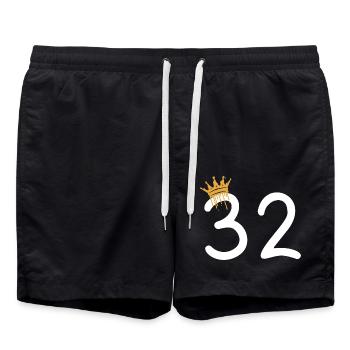 32 - Swim Trunks - black - Front - AI Model Male 185 light (185cm)