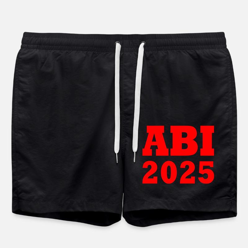 Abi 2025 - Badeshorts - Schwarz