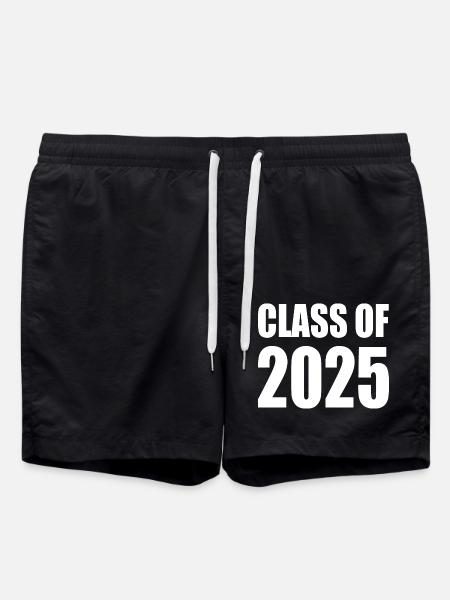 Class of 2025 - Swim Trunks - black