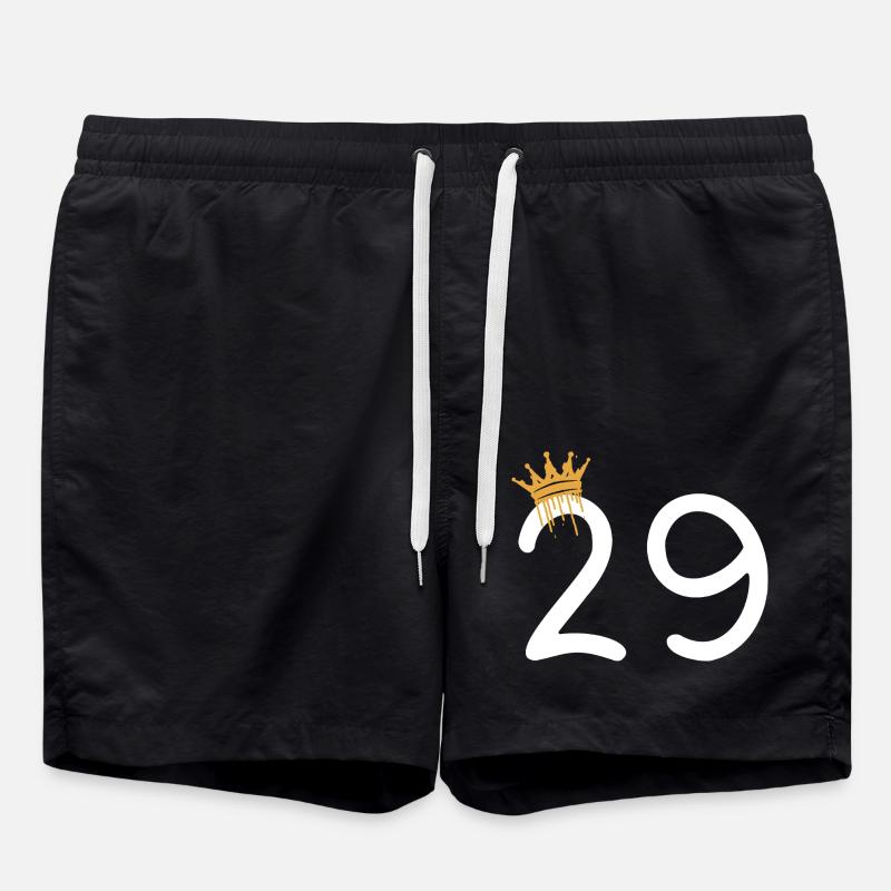 29 - Badeshorts - Schwarz