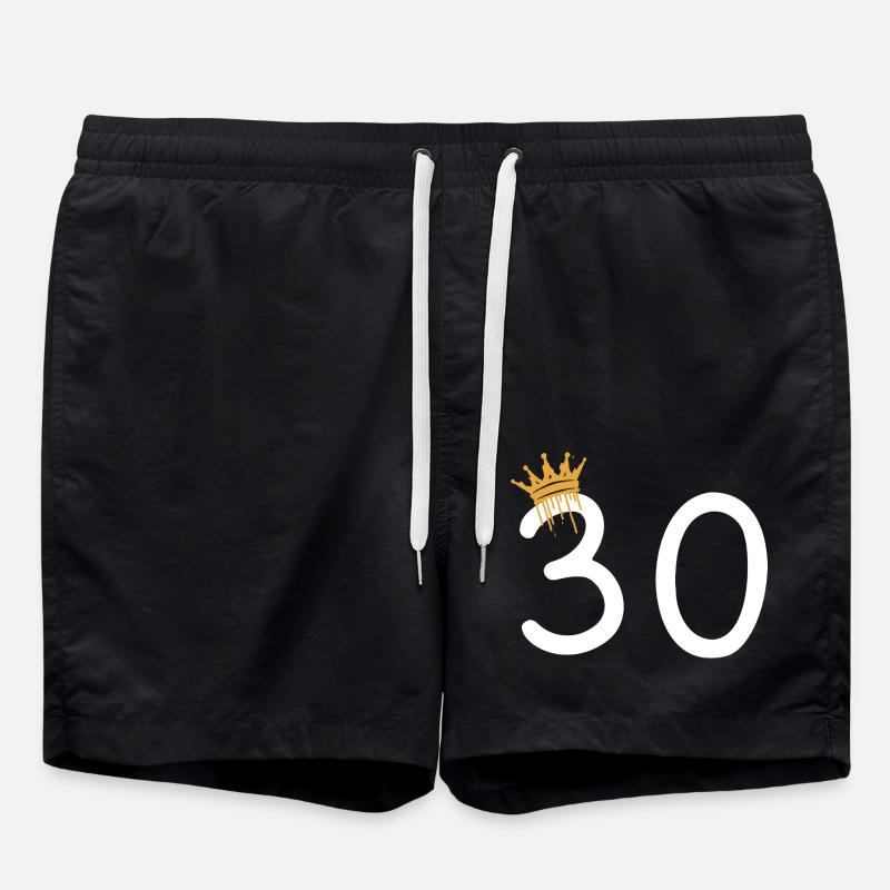 30 - Short de bain - noir