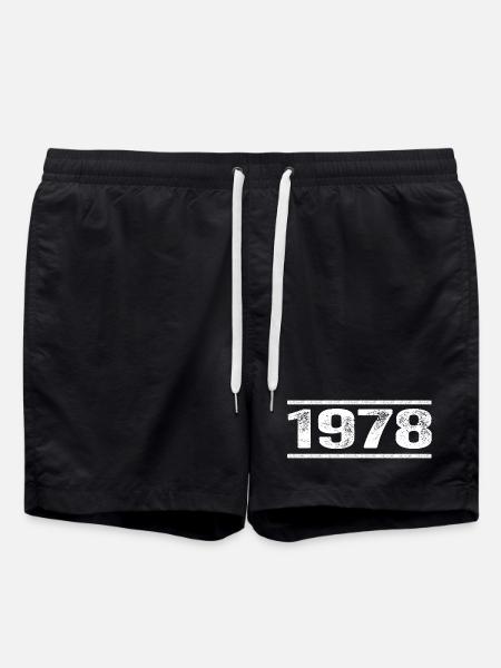 1978 Rétro 1978 Anniversaire 1978 Millésime 1978 - Short de bain - noir
