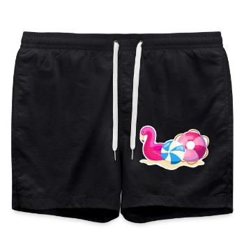 Beach toys - Swim Trunks - black - Front - AI Model Male 185 light (185cm)