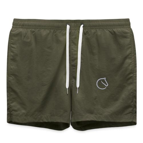 embroidered lichess logo - Swim Trunks