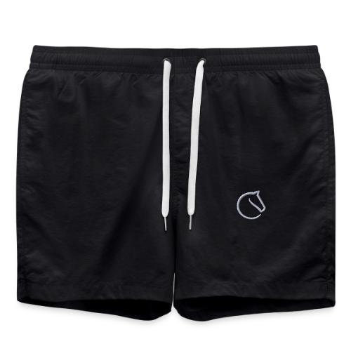 embroidered lichess logo - Swim Trunks