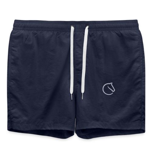 embroidered lichess logo - Swim Trunks