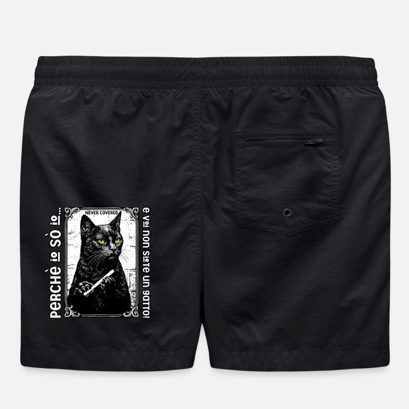 Je sais que moi et vous ne sommes pas un chat ! Short de bain