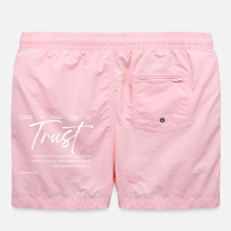 There Is Only One to Trust - Proverbs 3:5 Swim Trunks
