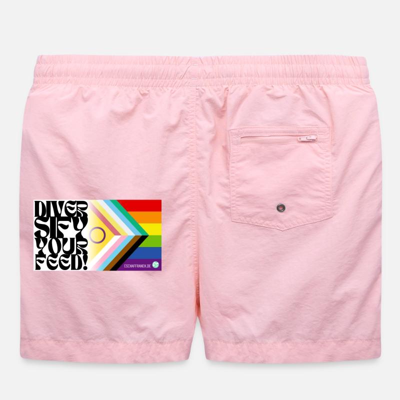 🌈♿ Pride & Disability – Inklusive Flagge Badeshorts