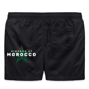 We are Kingdom of Morocco - Short de bain - noir - Dos - AI Model Male 185 light (185cm)