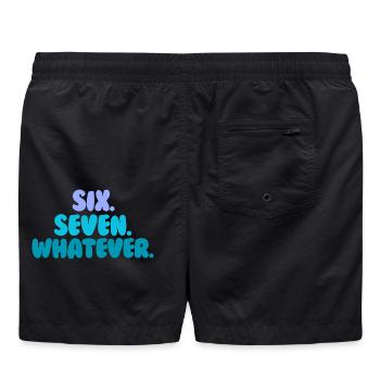 six sept - Short de bain - noir - Dos