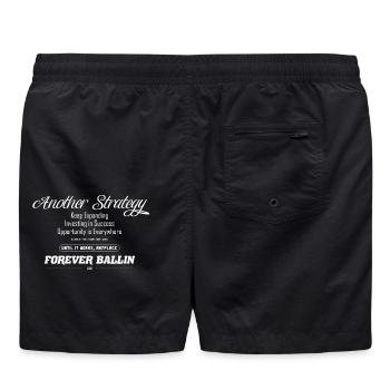 Une autre stratégie pour toujours - Short de bain - noir - Dos - AI Model Male 185 light (185cm)