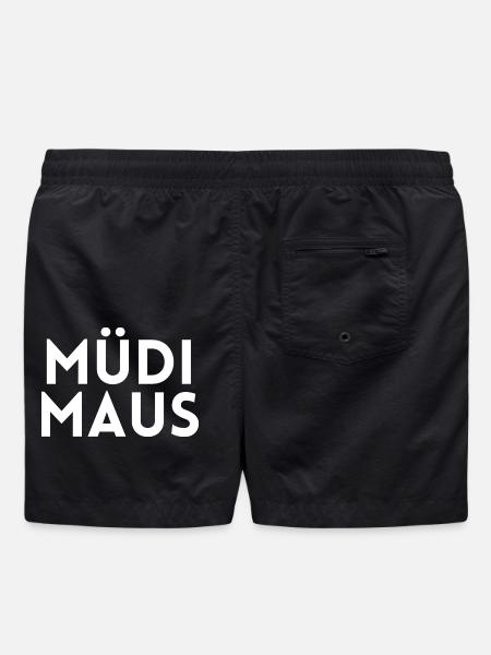 Tired Tired Tired - Swim Trunks - black