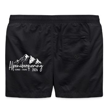 Alpenüberquerung Tegernsee Sterzing 2026  - Badeshorts - Schwarz - Hinten