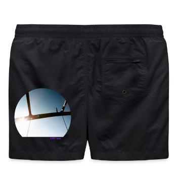 Freerunner / Parcours - Badeshorts - Schwarz - Hinten