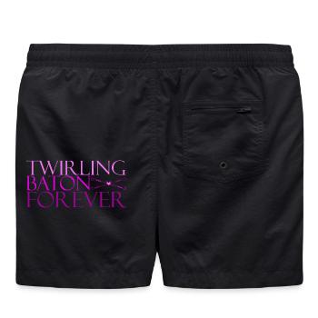 TWB forever violet - Short de bain - noir - Dos - AI Model Male 185 light (185cm)
