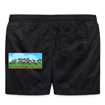 Émission Pixel du Gymnase Paysan - Short de bain - noir - Dos