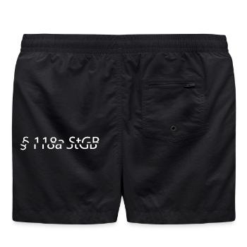 §118a StGB - Short de bain - noir - Dos
