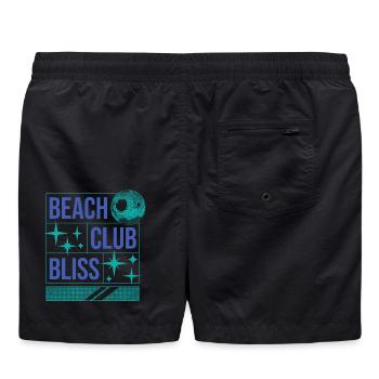Beach Club Bliss – Ambiance estivale et festive - Short de bain - noir - Dos